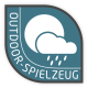 Siegel für Outdoor-Spielzeug.